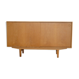 Minimalist Scandinavian sideboard in oak 1960