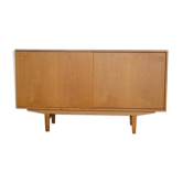 Enfilade scandinave minimaliste en chene 1960