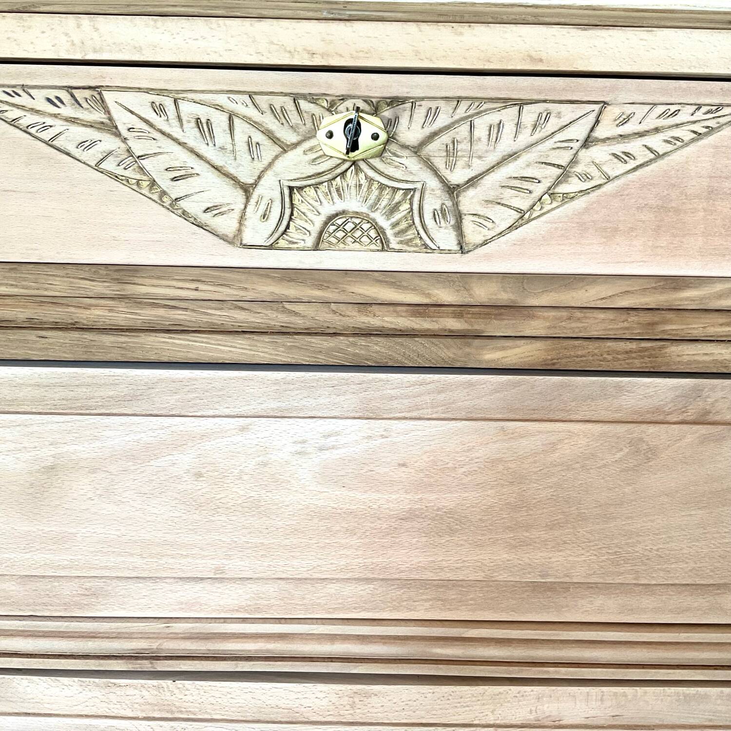 Art Deco dresser and chest of drawers.