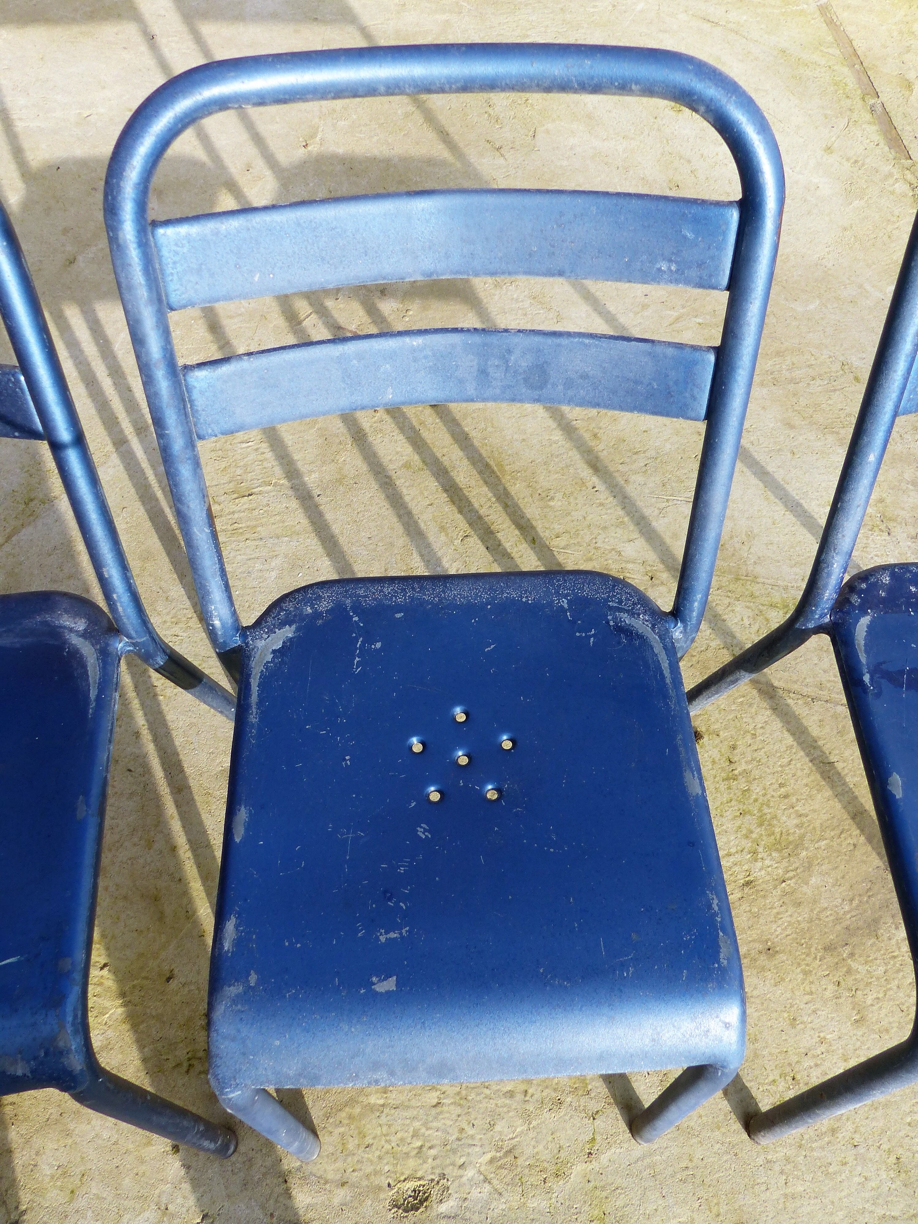 4 vintage bistro chairs