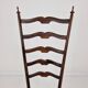 Mid Century High Back Chiavari Ladder Chair, Italy 1950's