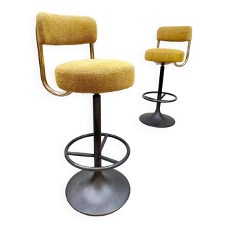 Vintage Swedish design barstools Cobra