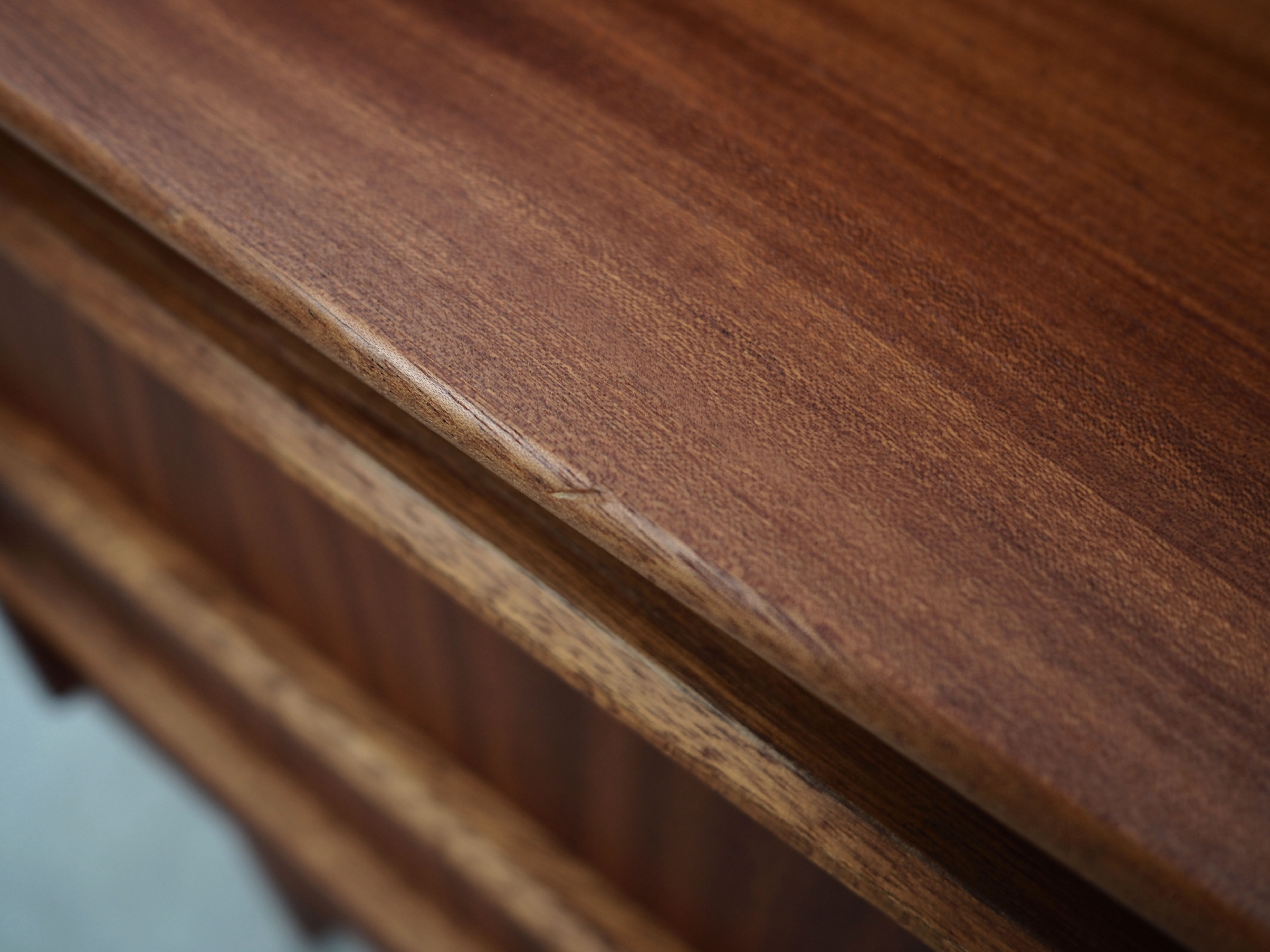 Mahogany secretary, Danish design, 60s, production: Denmark