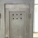 XXL workshop locker with blue patina