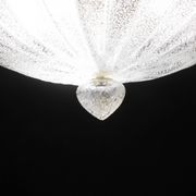 Verona, Large Size Murano Clear trasparent Vintage Glass Ceiling Light, 197