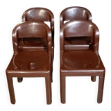 Chair was designed by Luigi Massoni and Dino Pelizza for Guzzini