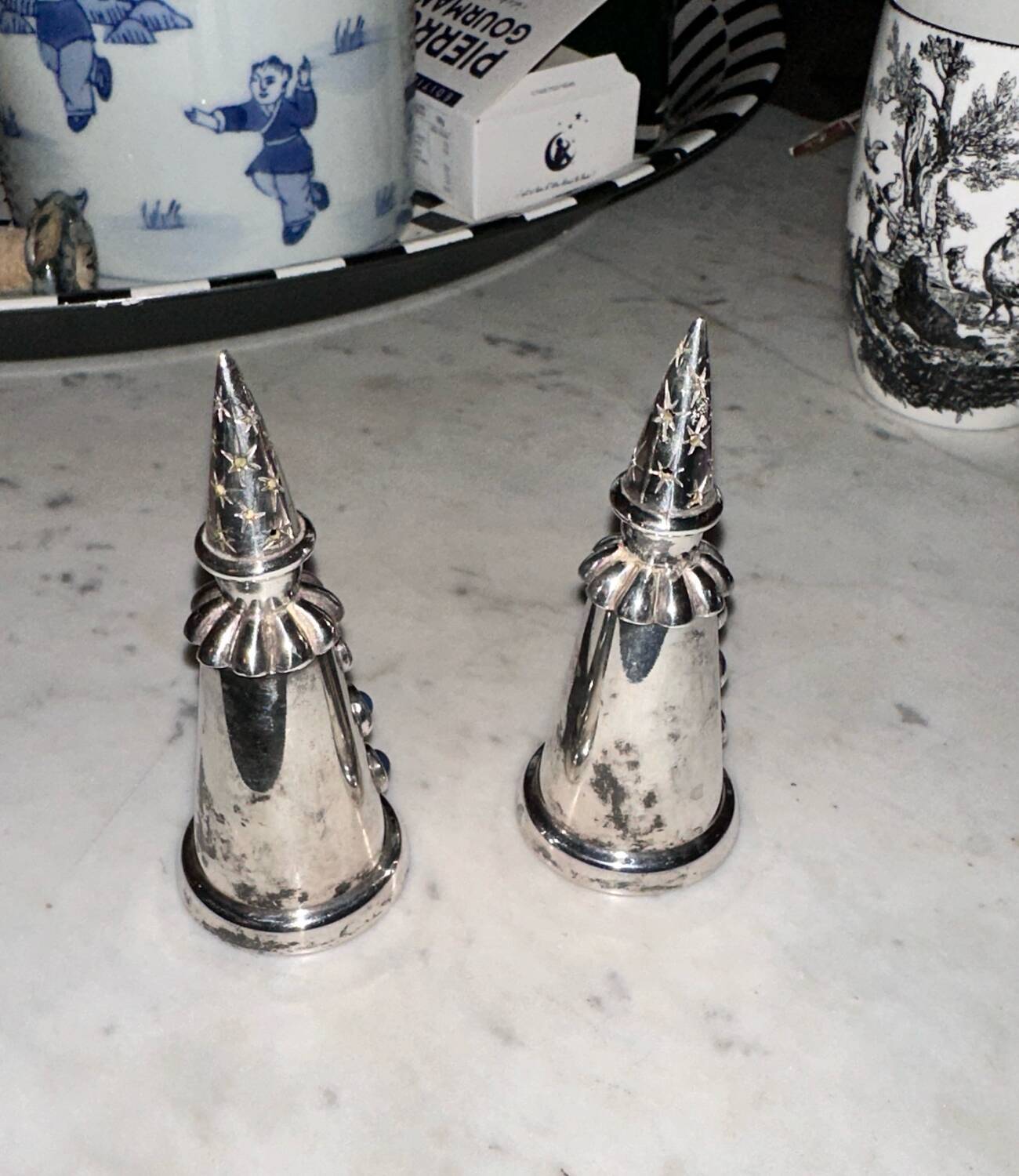 Jean Borgio salt and pepper shakers