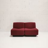 Pair of modular armchairs, 1970