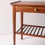Pair of mid-century Scandinavian mahogany nightstands