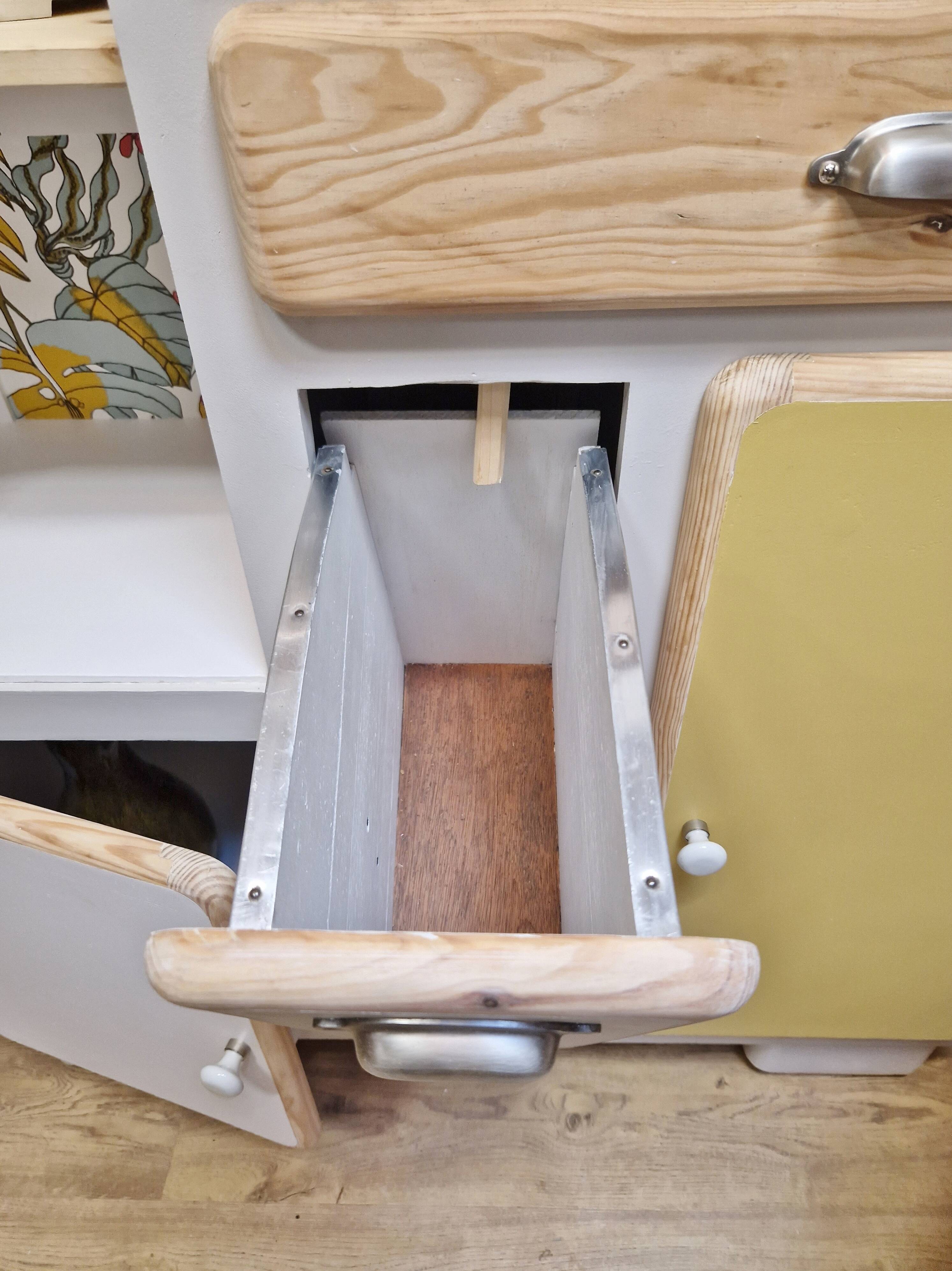 Compact one-piece mado style furniture renovated and revamped from the 1950s