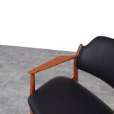 Mid-Century Danish Teak Chairs Model 62a by Arne Vodder for Sibast, 1960s.