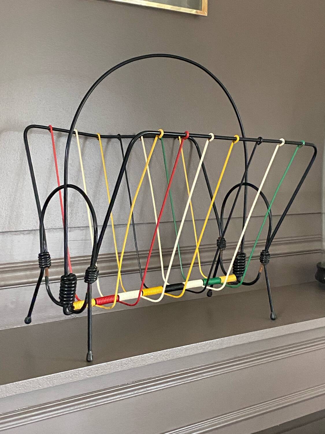 Vintage magazine holder