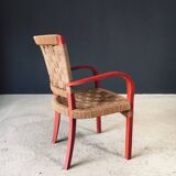 Vintage Mediterranean Rope Armchair, France, 1930s