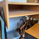 Bureau et chaise  années 1960 formica