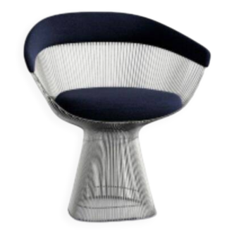 Chaises Warren Platner noir velours neuves