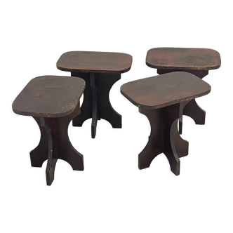 Lot de 4 tabourets