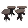 Set of 4 stools