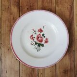 Vintage Digoin dish / Floral bouquet