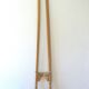 Paire d'échasses vintage en bois