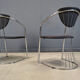 Vintage chrome dining chairs by Effezeta, 1970s - set of 4