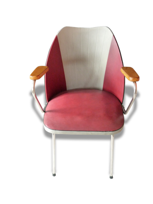 Chaise  1960  Structure tube chromé-