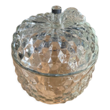 Boîte en verre en forme de pomme