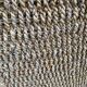 Large basket / rectangular storage bin made of woven natural fibre.