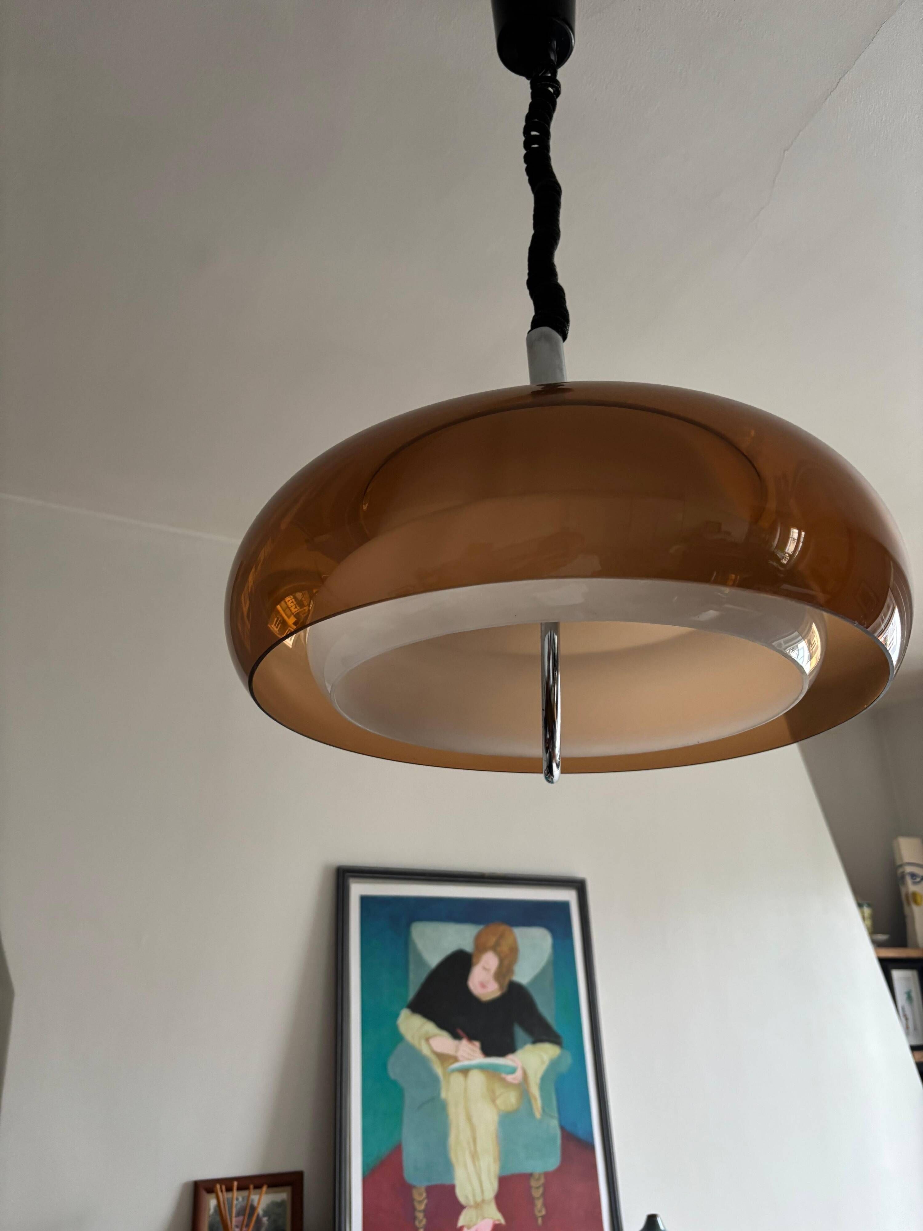 Mid-Century Space Age Herda Pendant Lamp, 1970s