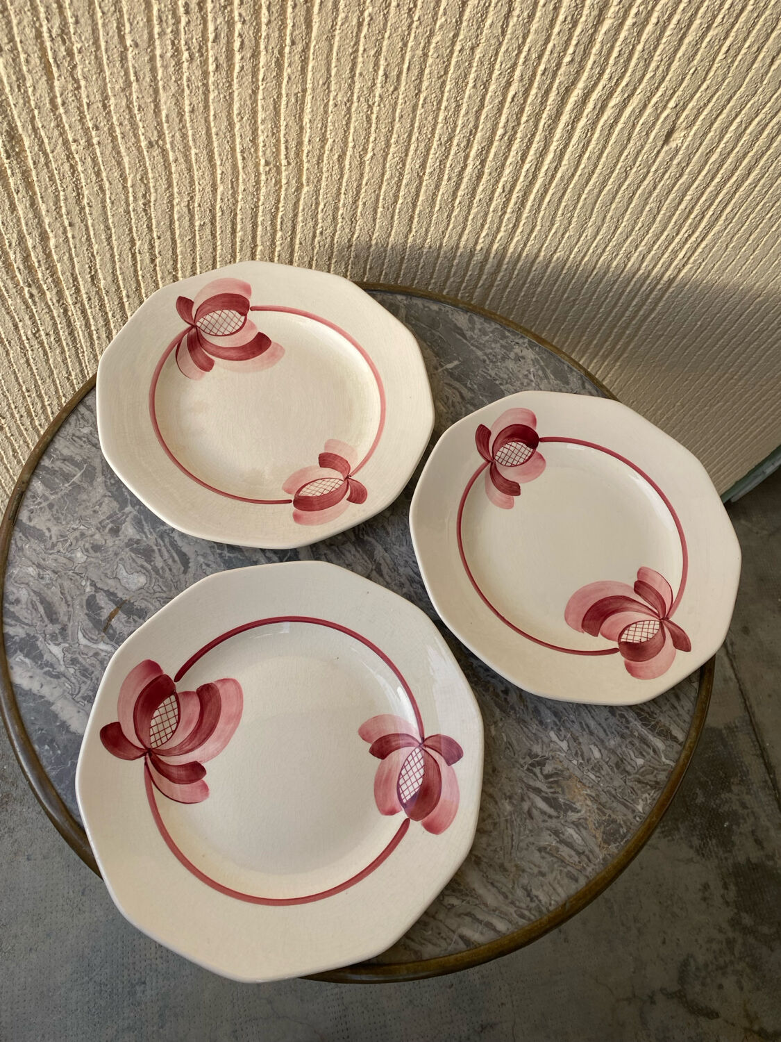 Vintage Art Deco Villeroy & Boch plates