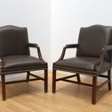 Paire de fauteuils style Empire