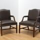 Pair of Empire style armchairs
