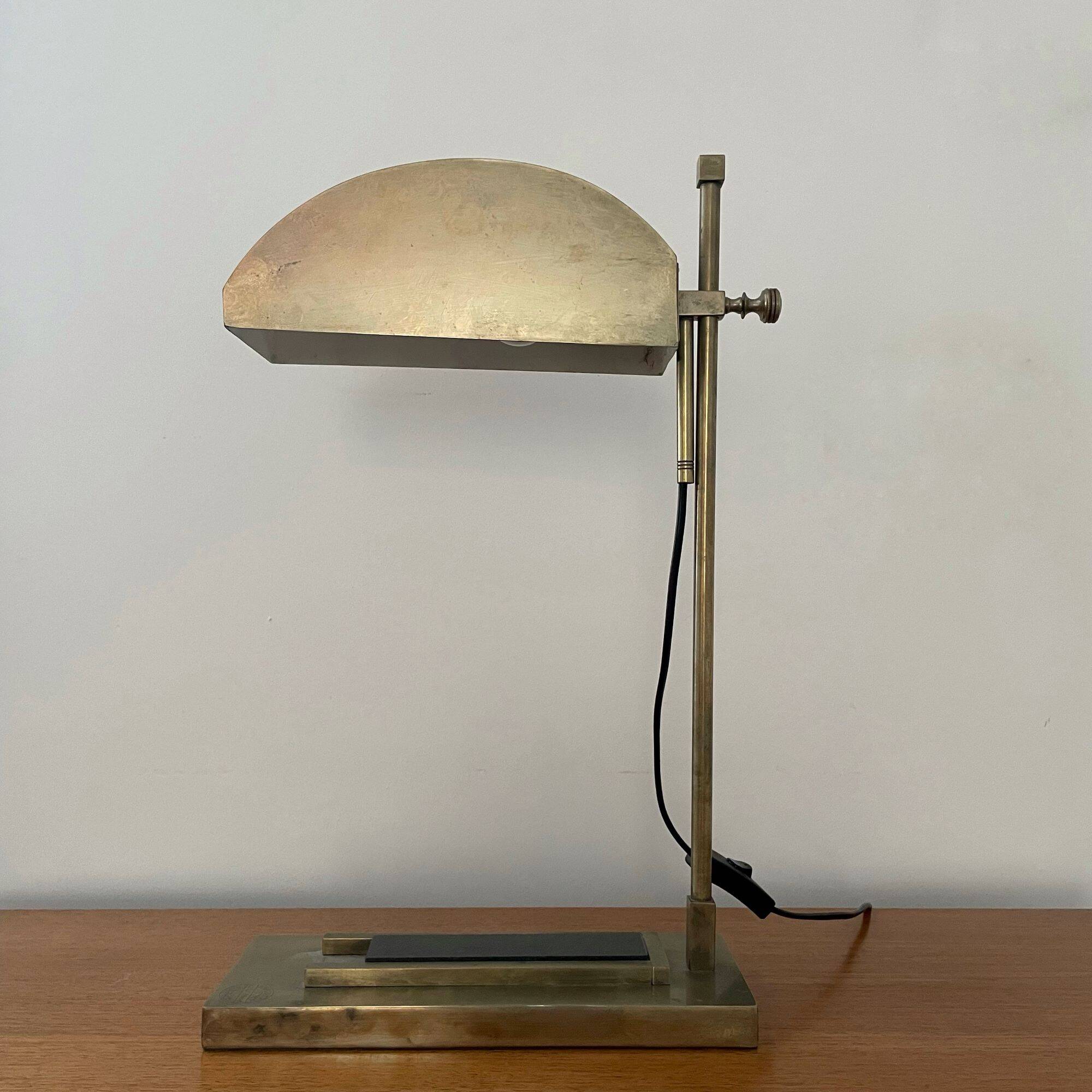 Bauhaus desk lamp, design Marcel Breuer for the Paris Exhibition, 1925