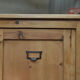 Old 1930 vintage fir cabinet with 4 doors 2 drawers