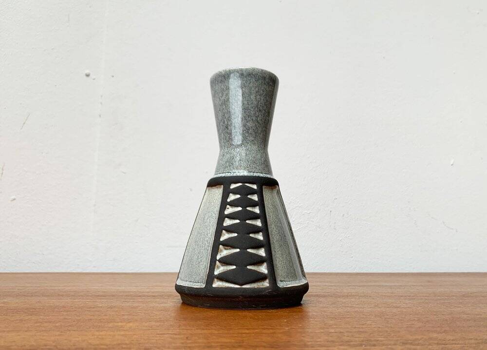 Ceramic vase from the Danish mid-century studio of Frank Keramik, 1960s.