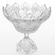 Large Bohemian crystal fruit bowl - 1950s