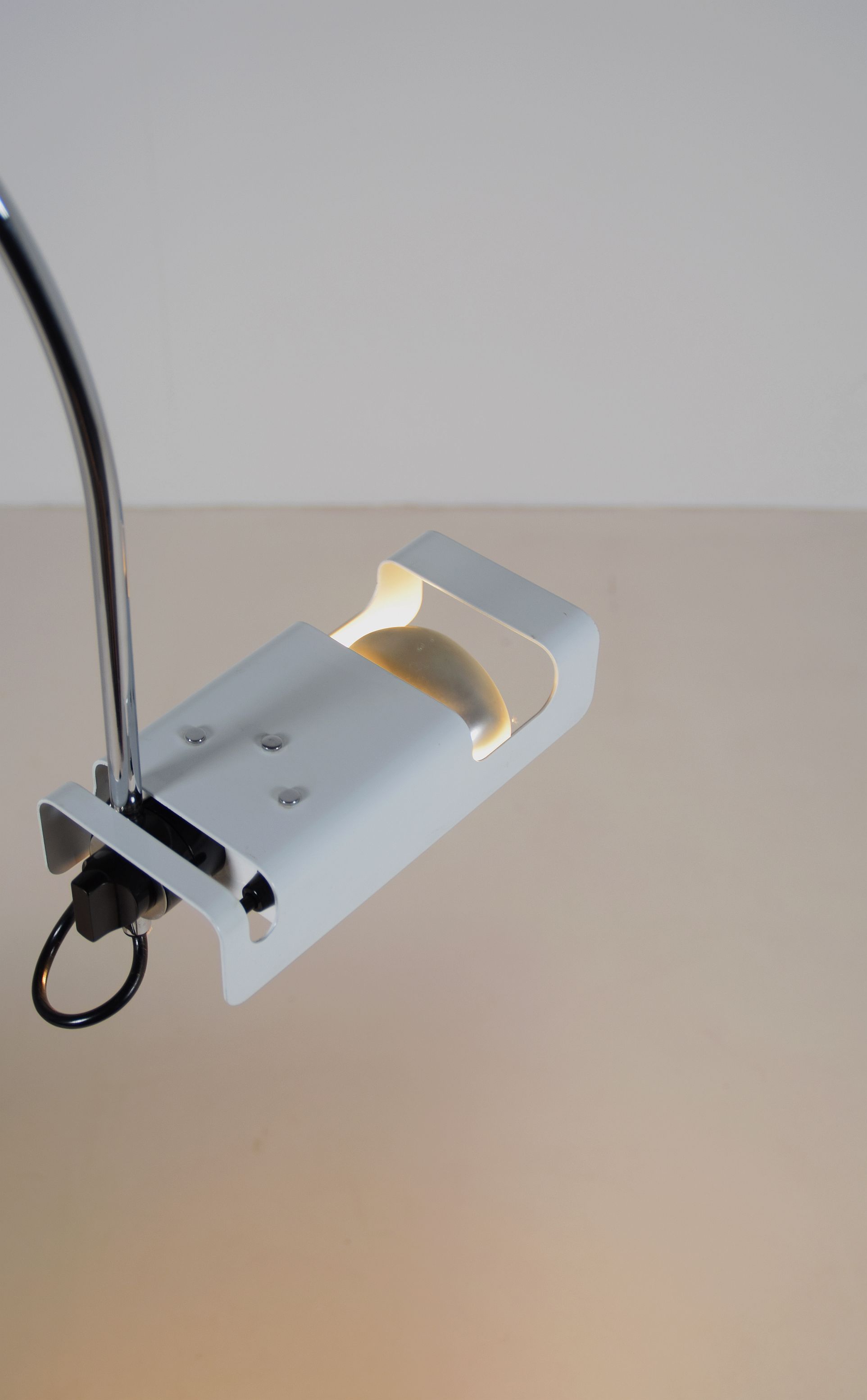 Spider clamp lamp designed by Joe Colombo for Oluce, 1965