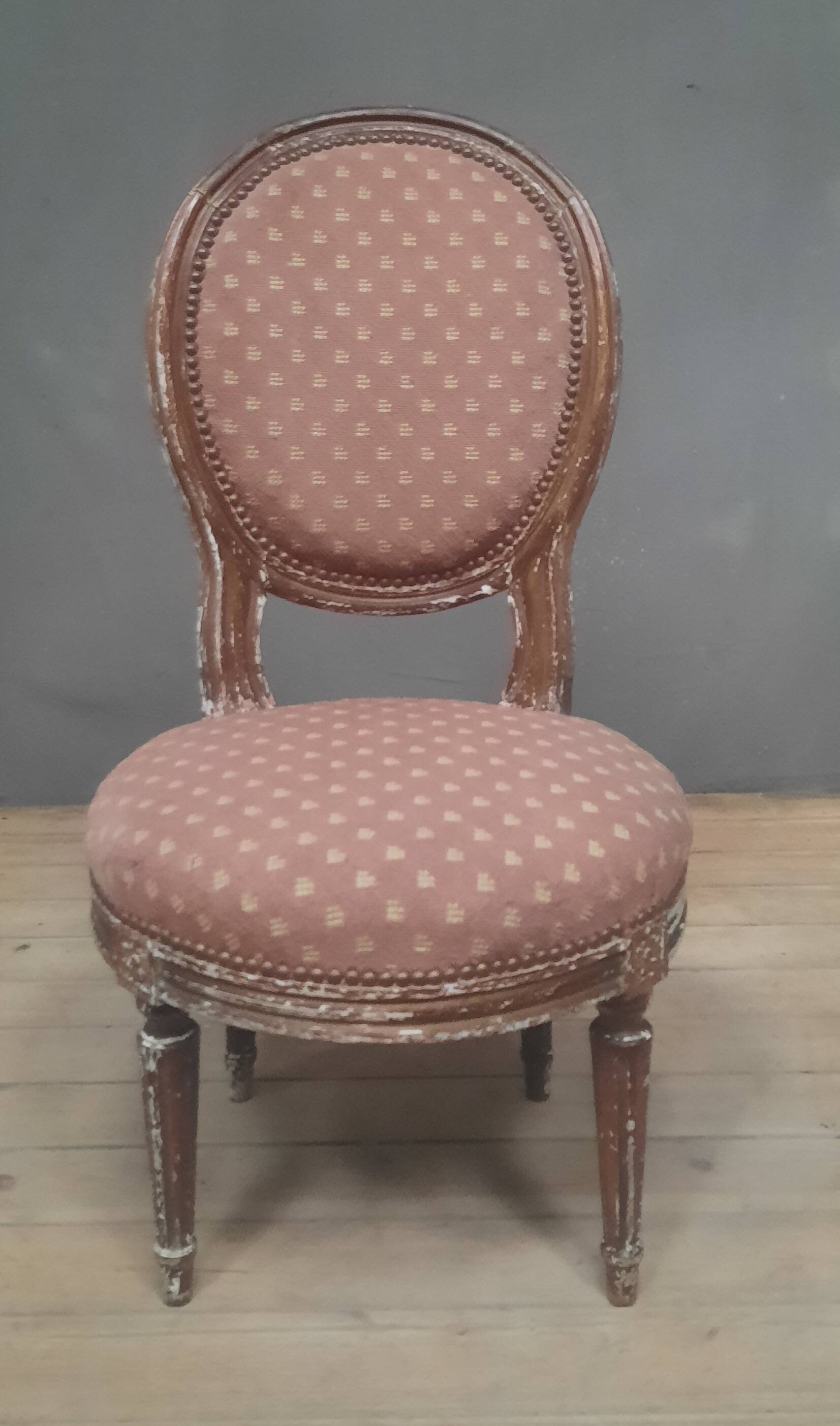 Louis XVI style low chair