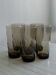 5 smoked water glasses France