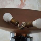 Massimo & Lella Vignelli, floor lamp in copper and marble, Wagneriana, Italy, 1986