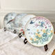 Lot 4 decorative plates porcelain Franklin mint FP Japan 1981