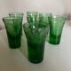Set de 7 verres gobelets massifs de Biot 1960