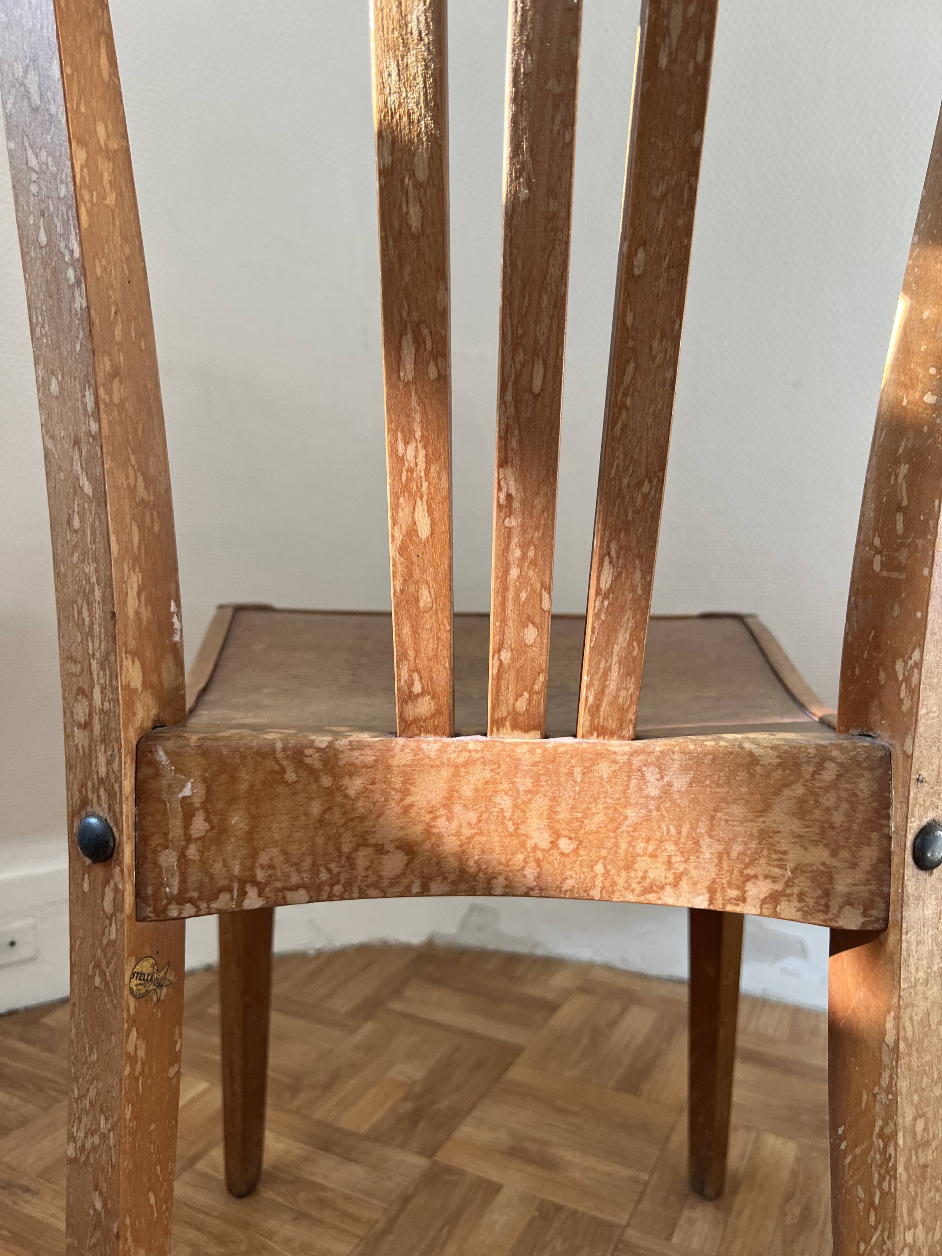 Pair of bistro chairs