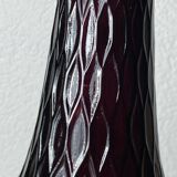 Empoli glass bottle, honeycomb pattern, 1960s