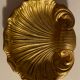Vintage bronze shell trinket bowl