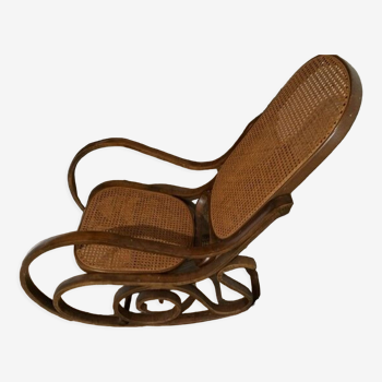 Rocking chair cannage
