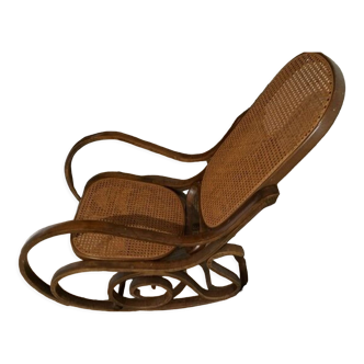 Rocking chair cannage