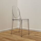 Pair of Victoria Ghost chairs, Philippe Starck