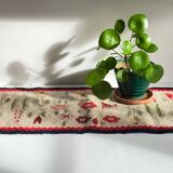 Tapis Rollakan décor de tulipes vintage