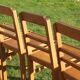 Série de 4 chaises "ELF indislocables"