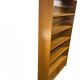 Shallow vintage wooden display cabinet / shelving unit / collector's cabinet
